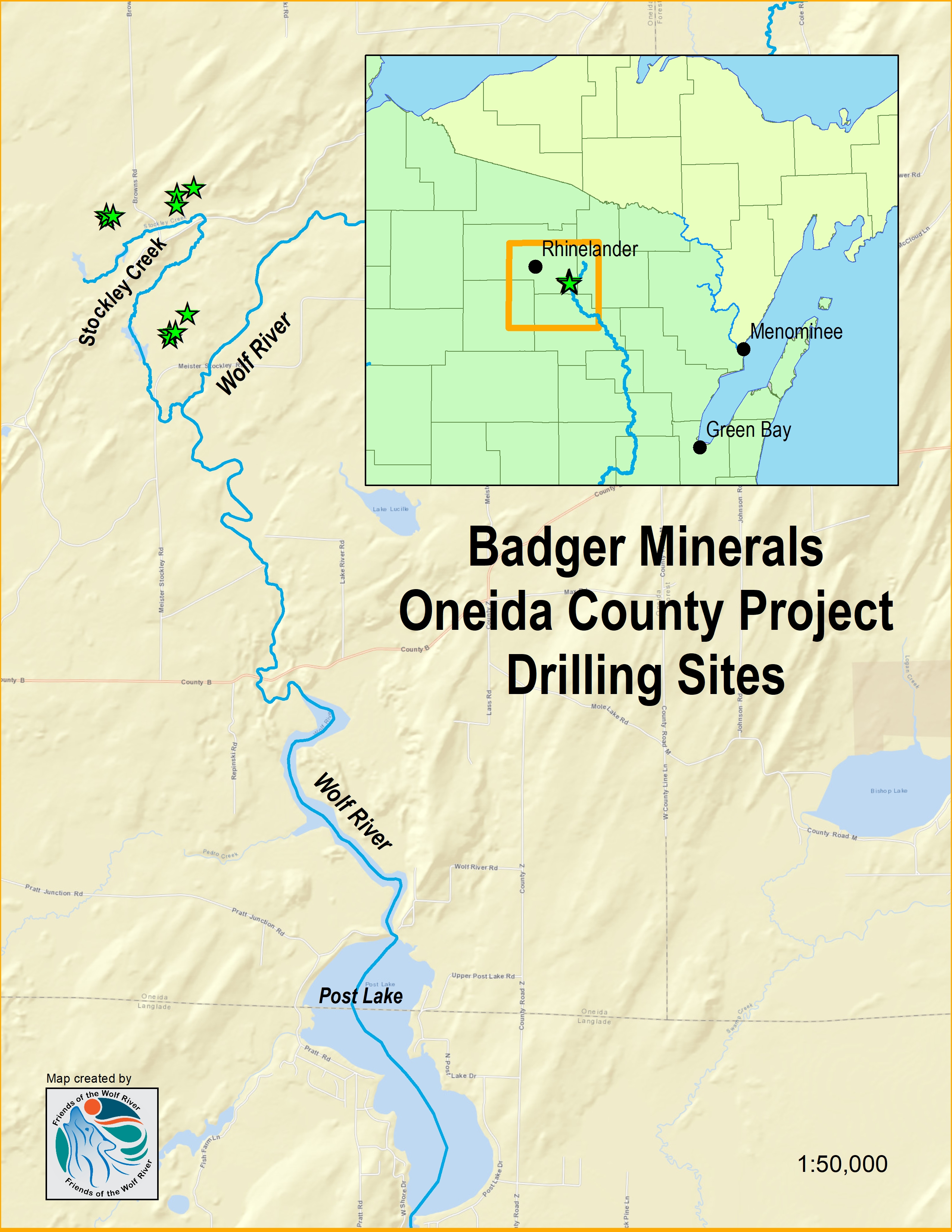 Wisconsin Mining Map Mining in Wisconsin | Friends of the wolf river